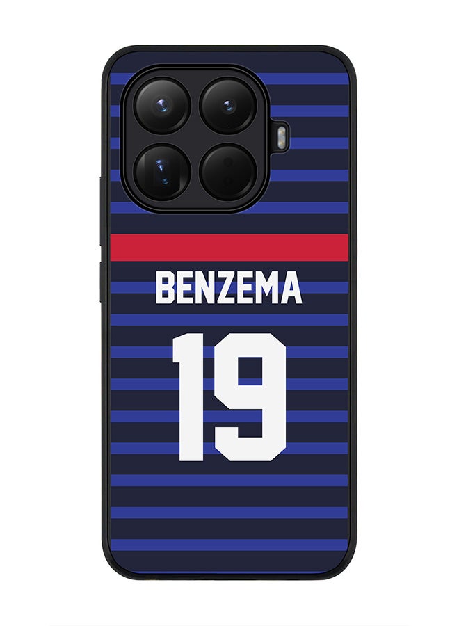 For Xiaomi 15T Pro Case,Slim fit Camera Protection, Shockproof Thin Phone cover  - Football - France,  Benzema